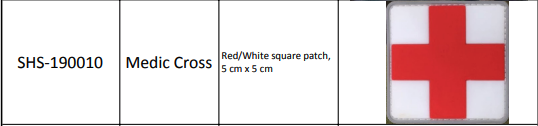 Medic / Cross Patches