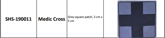 Medic / Cross Patches