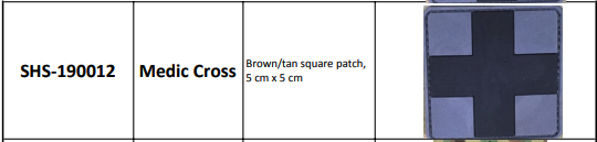 Medic / Cross Patches