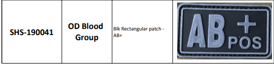 Tactical Zone PVC Patches