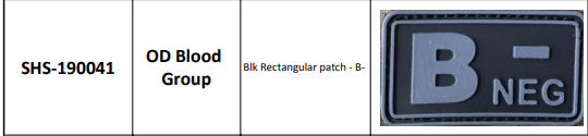 Tactical Zone PVC Patches