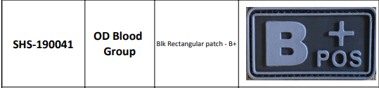 Tactical Zone PVC Patches