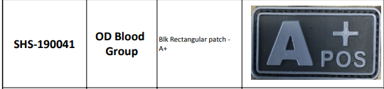 Tactical Zone PVC Patches