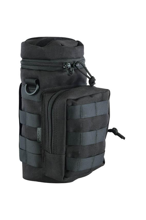 SHE-21006 MULTI PURPOSE INSULATED BOTTLE POUCH BLACK SIDE VIEW