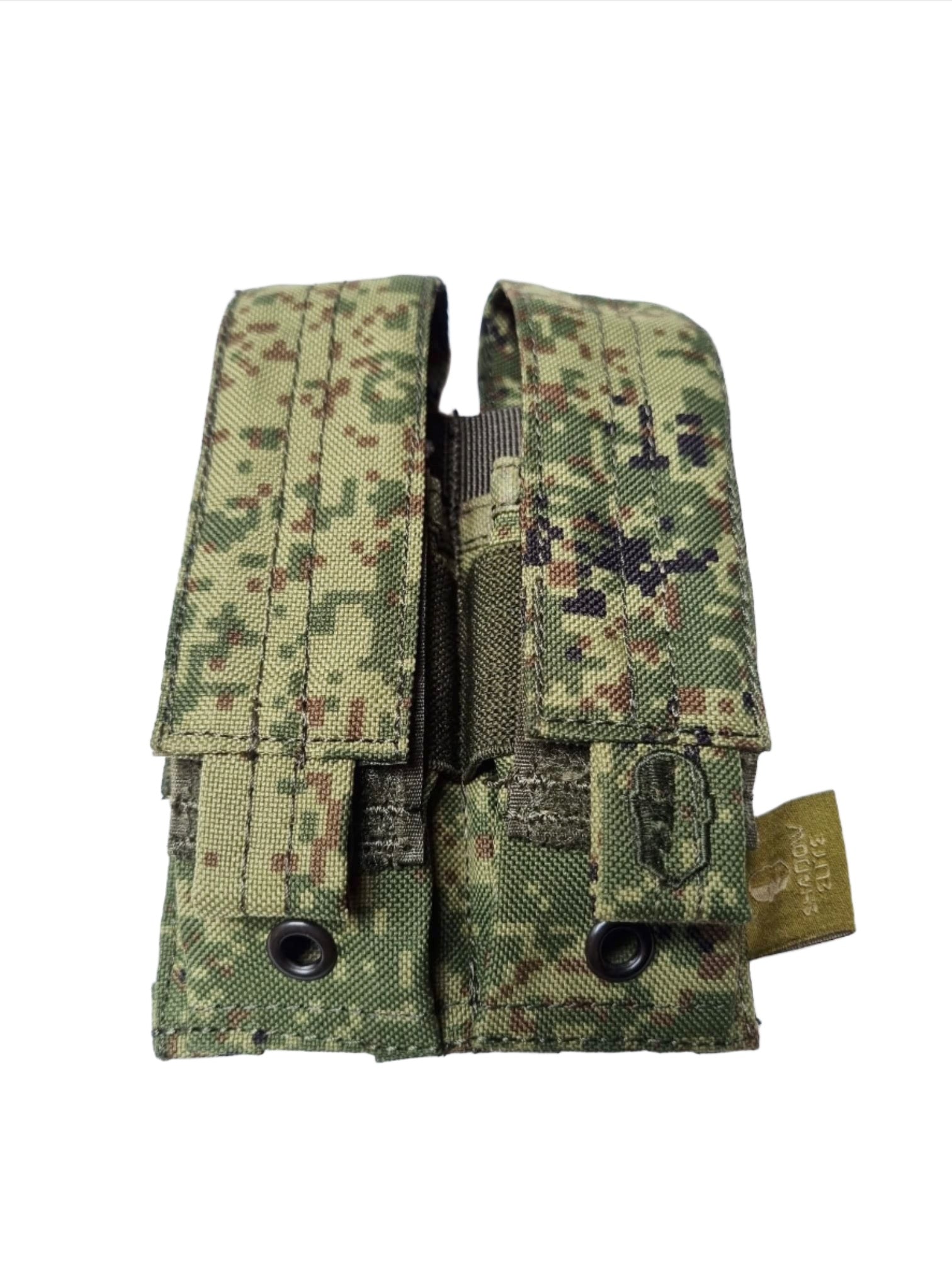 SHE-1065 Double Pistol Mag Pouch-Digi Flora
