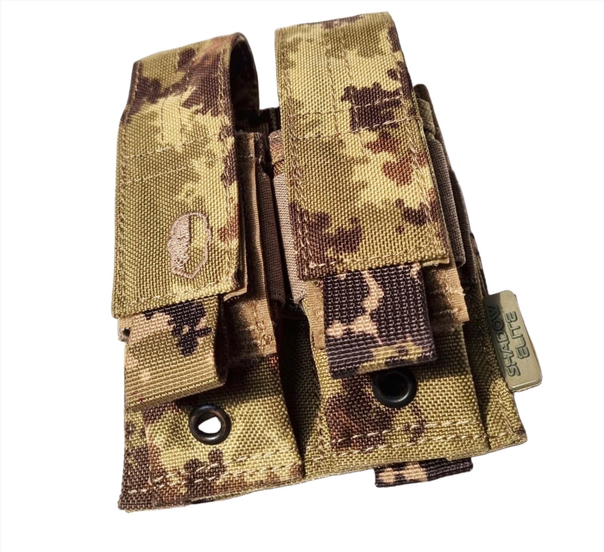SHE-1065 Double Pistol Mag Pouch-VEGETATO
