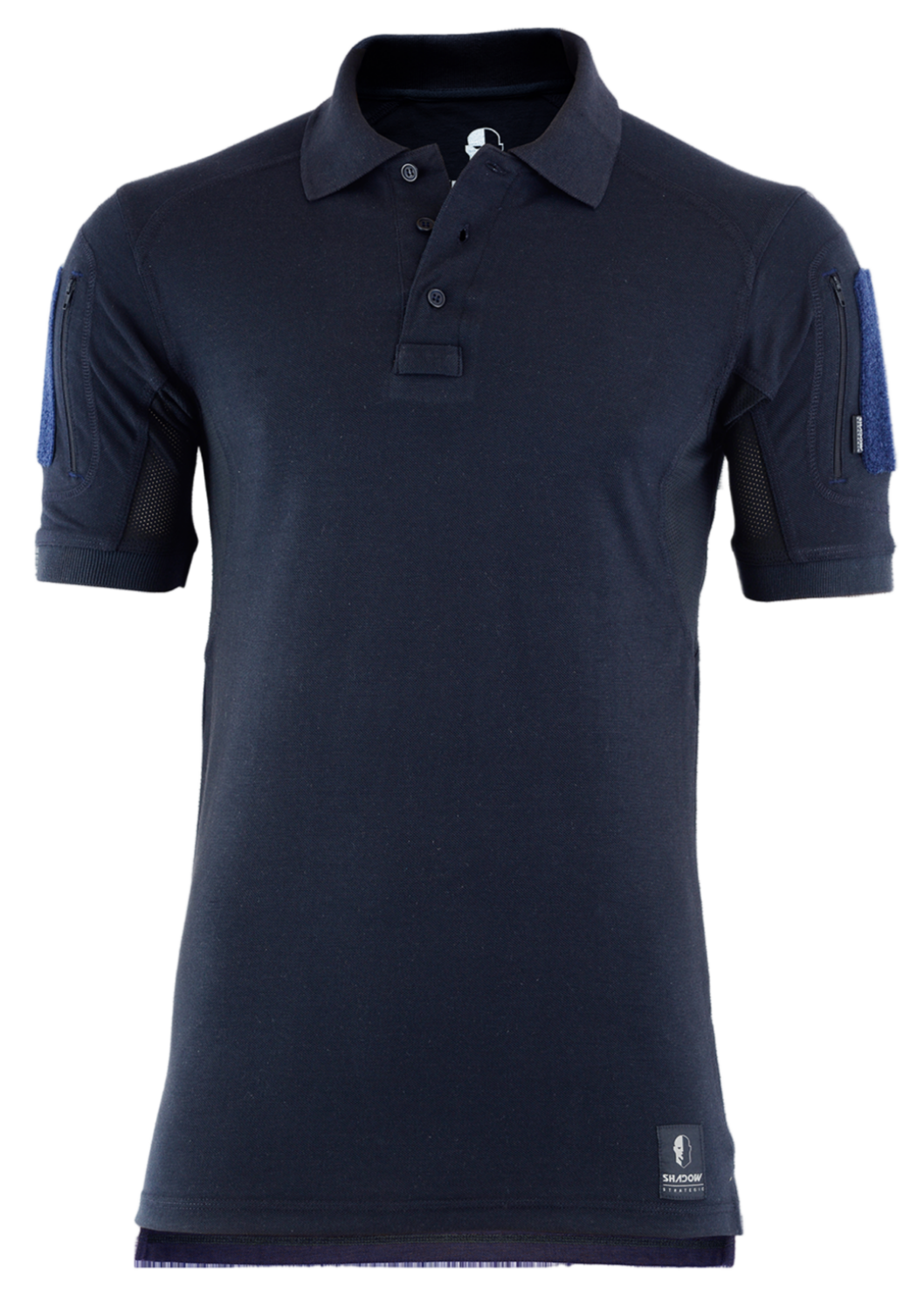 Shadow Strategic Operator Polo shirt Navy Blue front.