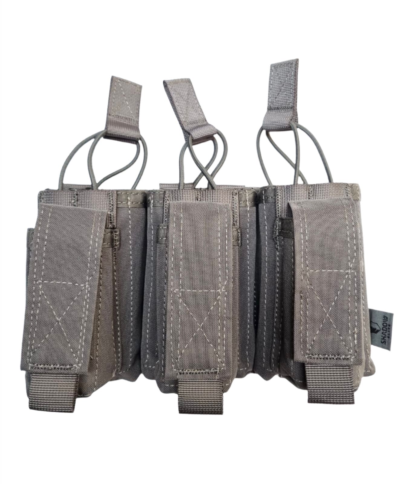 SHE-21087 TRIPPLE MOLLE Open 5.56mm + 9mm sliver grey
