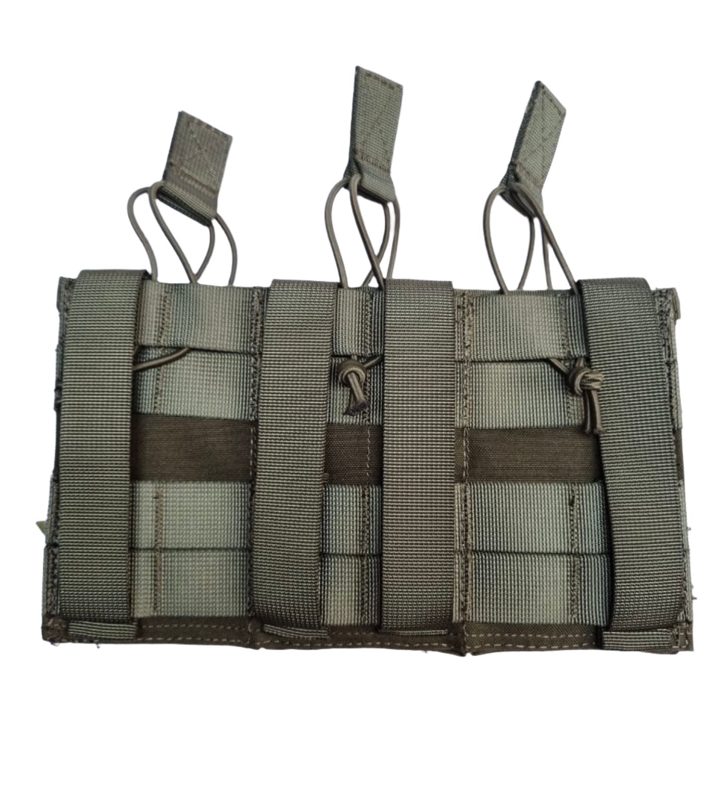 SHE-21087 TRIPPLE MOLLE Open 5.56mm + 9mm olive dripe