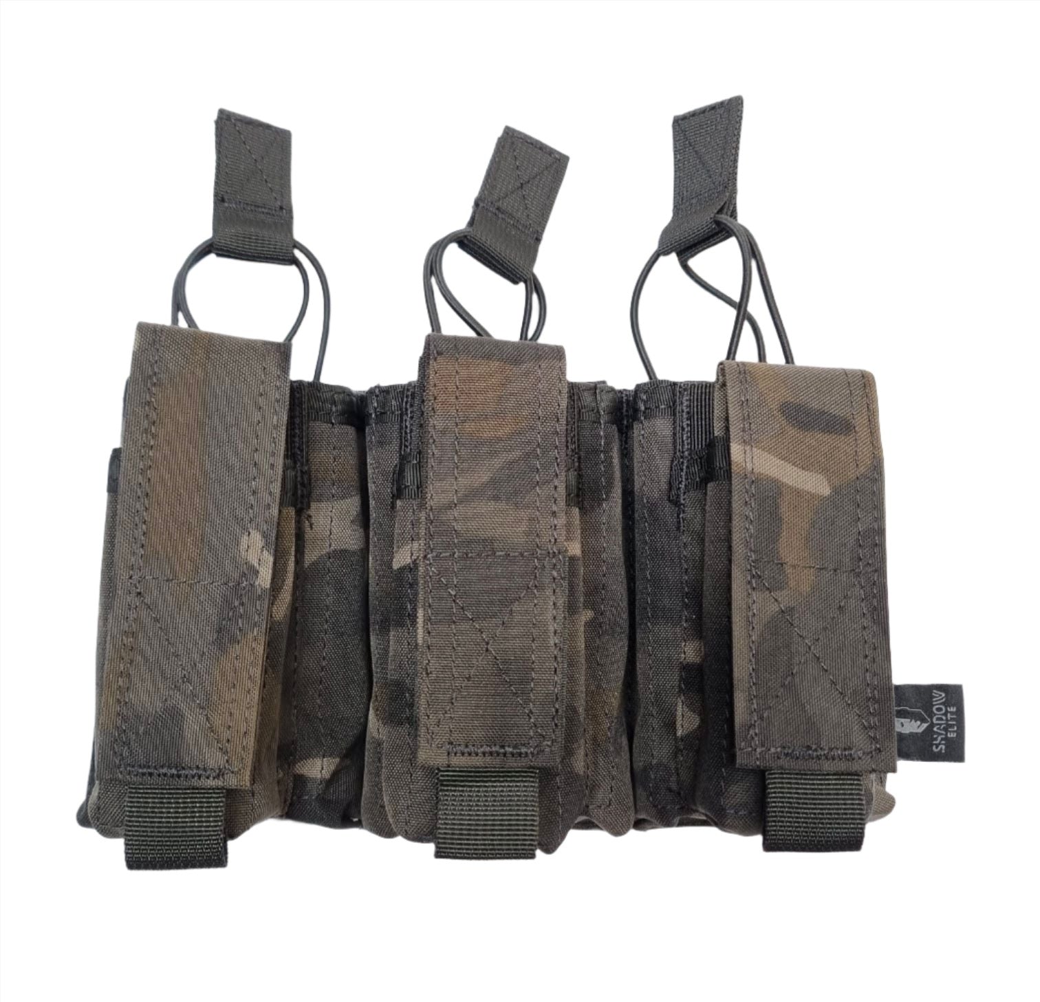 SHE-21087 TRIPPLE MOLLE Open 5.56mm + 9mm utp dark
