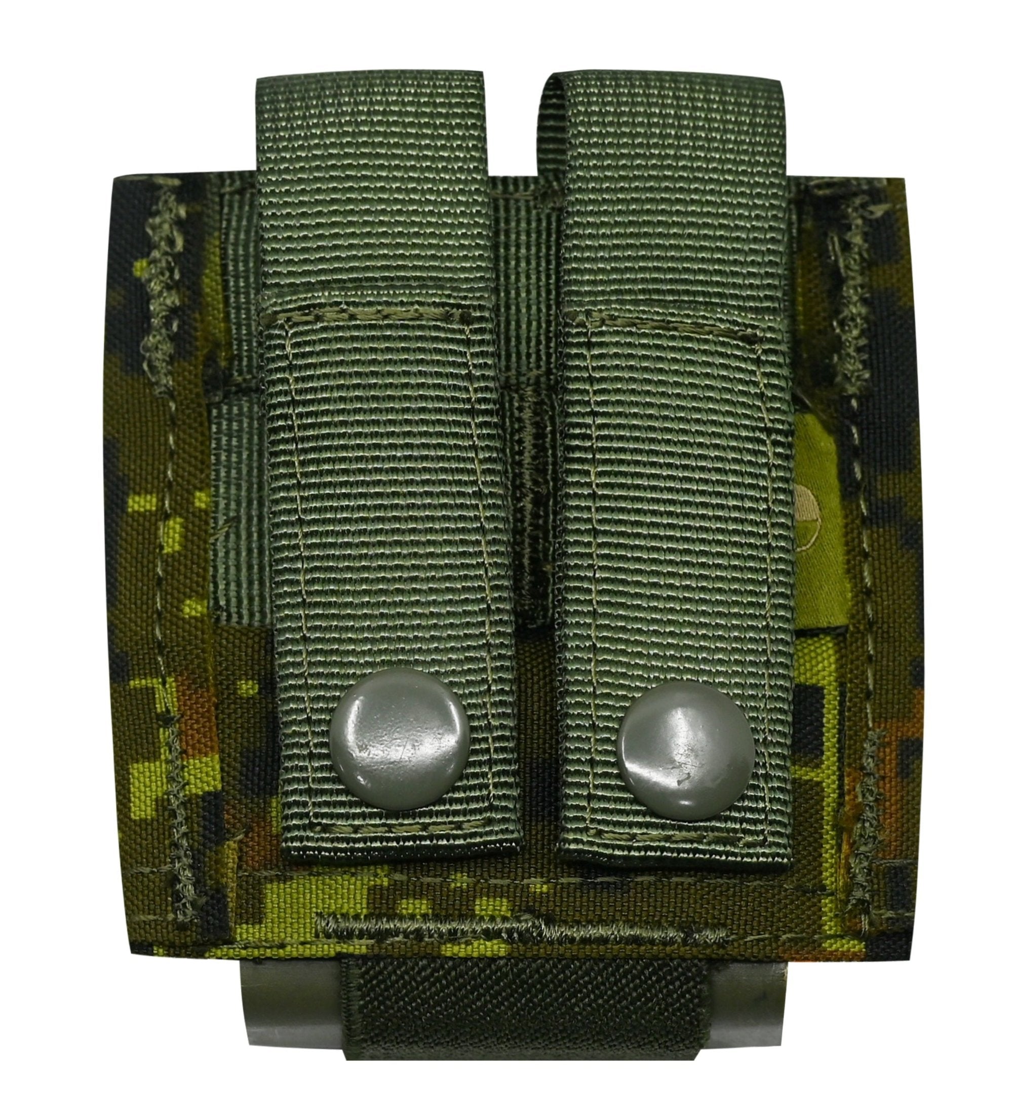 SHE-23031-GRIPTAC SINGLE M4_M16-MAG POUCH-COLOUR WOODLAND DIGI/CADPAT/ESTONIAN CAMO