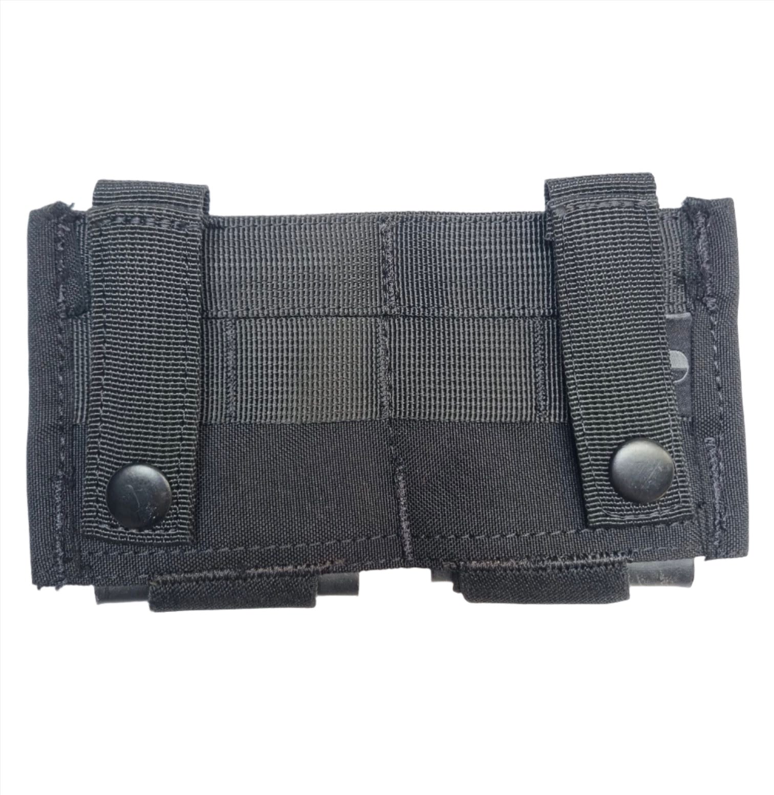 SHE-23032 GRIPTAC DOUBLE M4/M16 MAG POUCH BLACK BACKSIDE