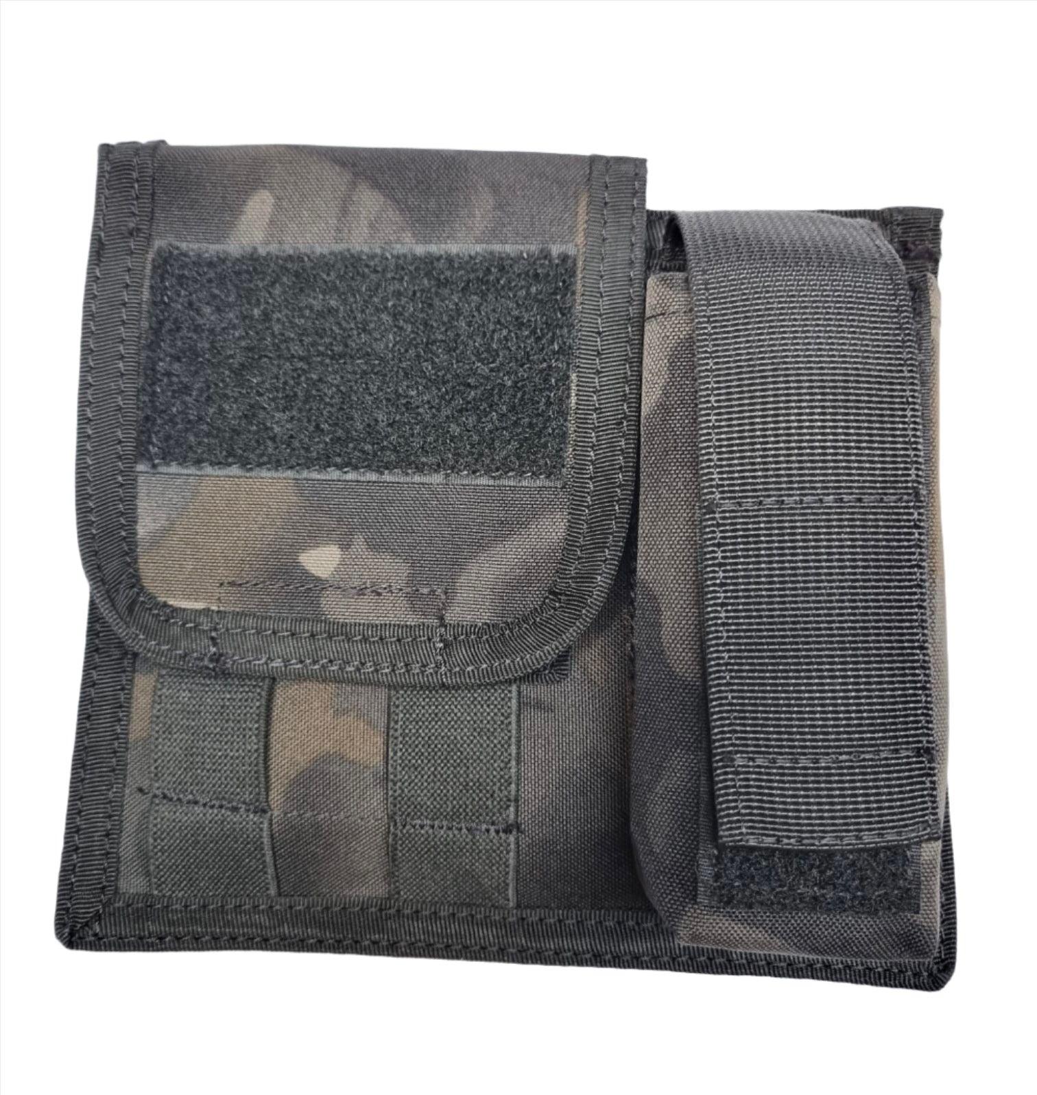 SHE-23053 COMBAT ADMIN POUCH MULTICAM BLACK