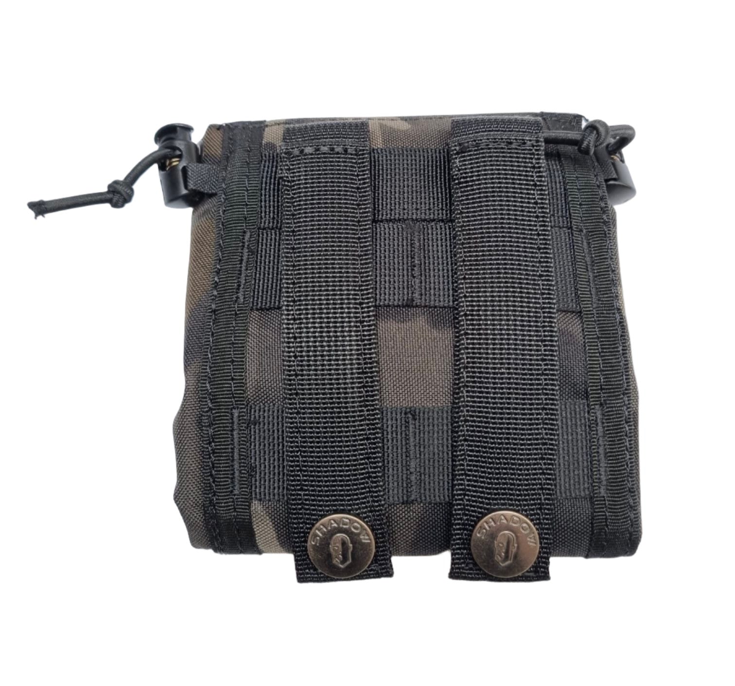 SHE-806 Molle Folding Dump pouch Color Multicam black backside