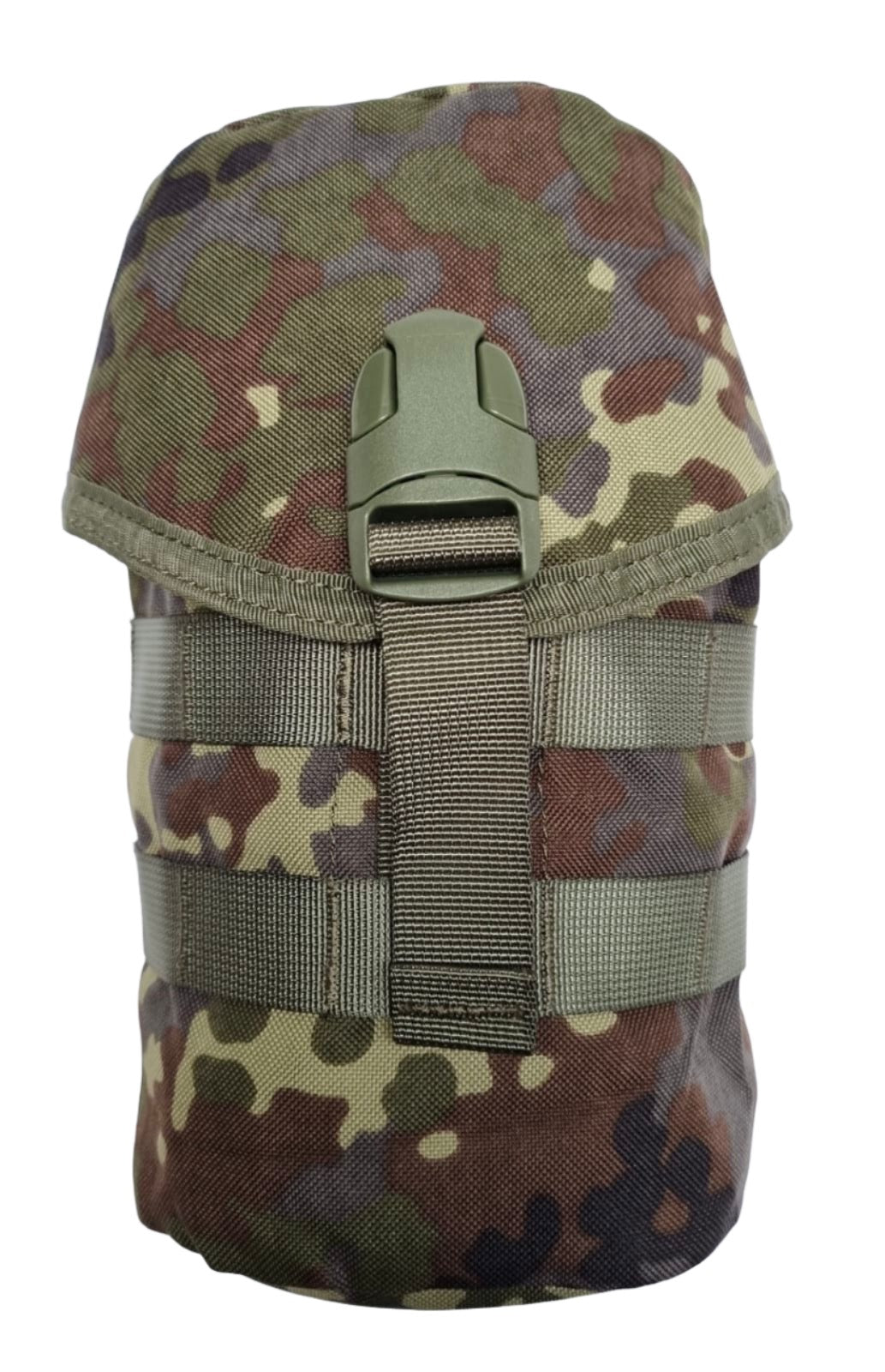 Shadow Strategic Camouflage Canteen Pouch Front Color German Flecktarn.