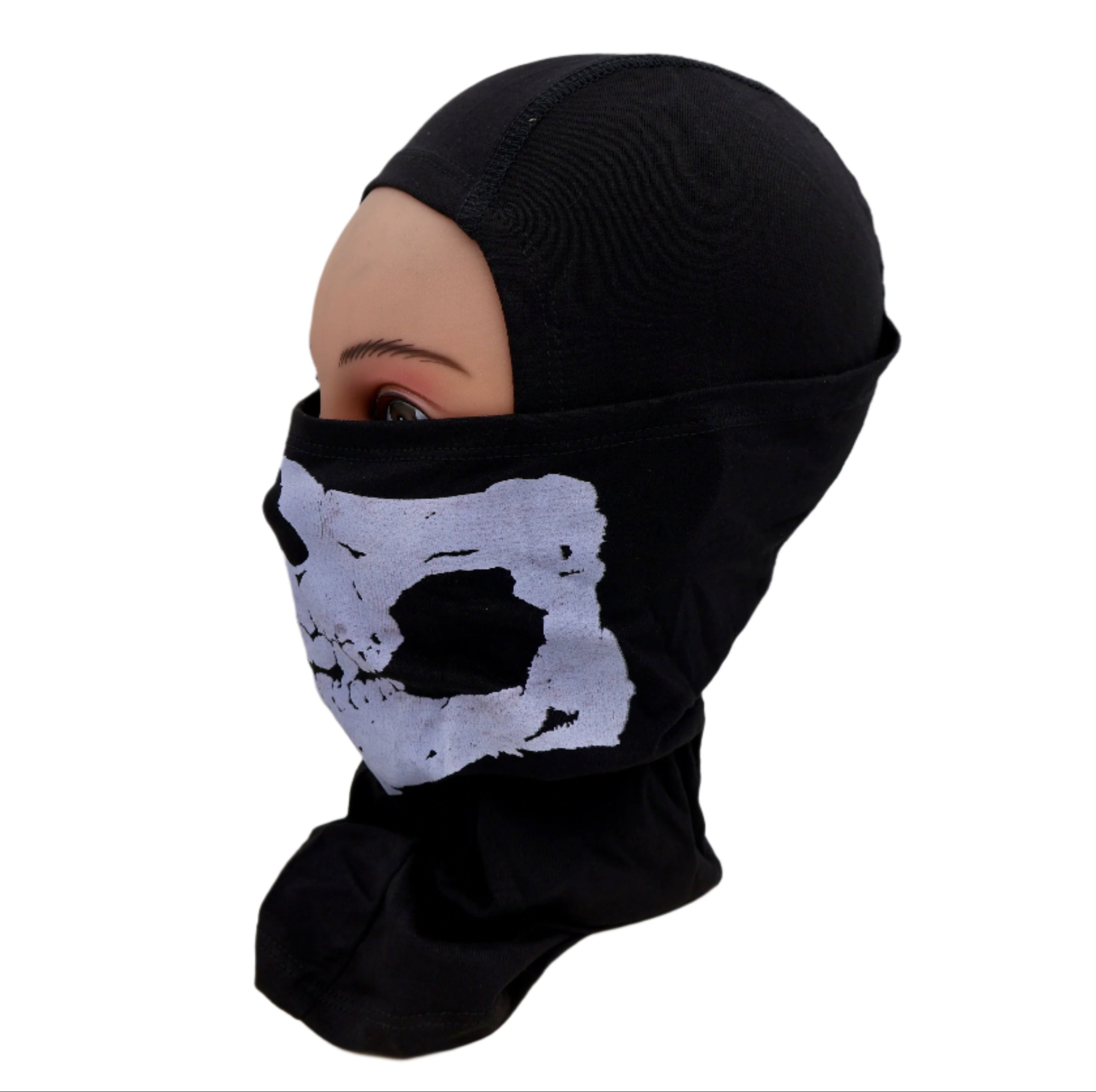 SHS-1939P BALACLAVA/HOOD WITH SKULL PRINTING