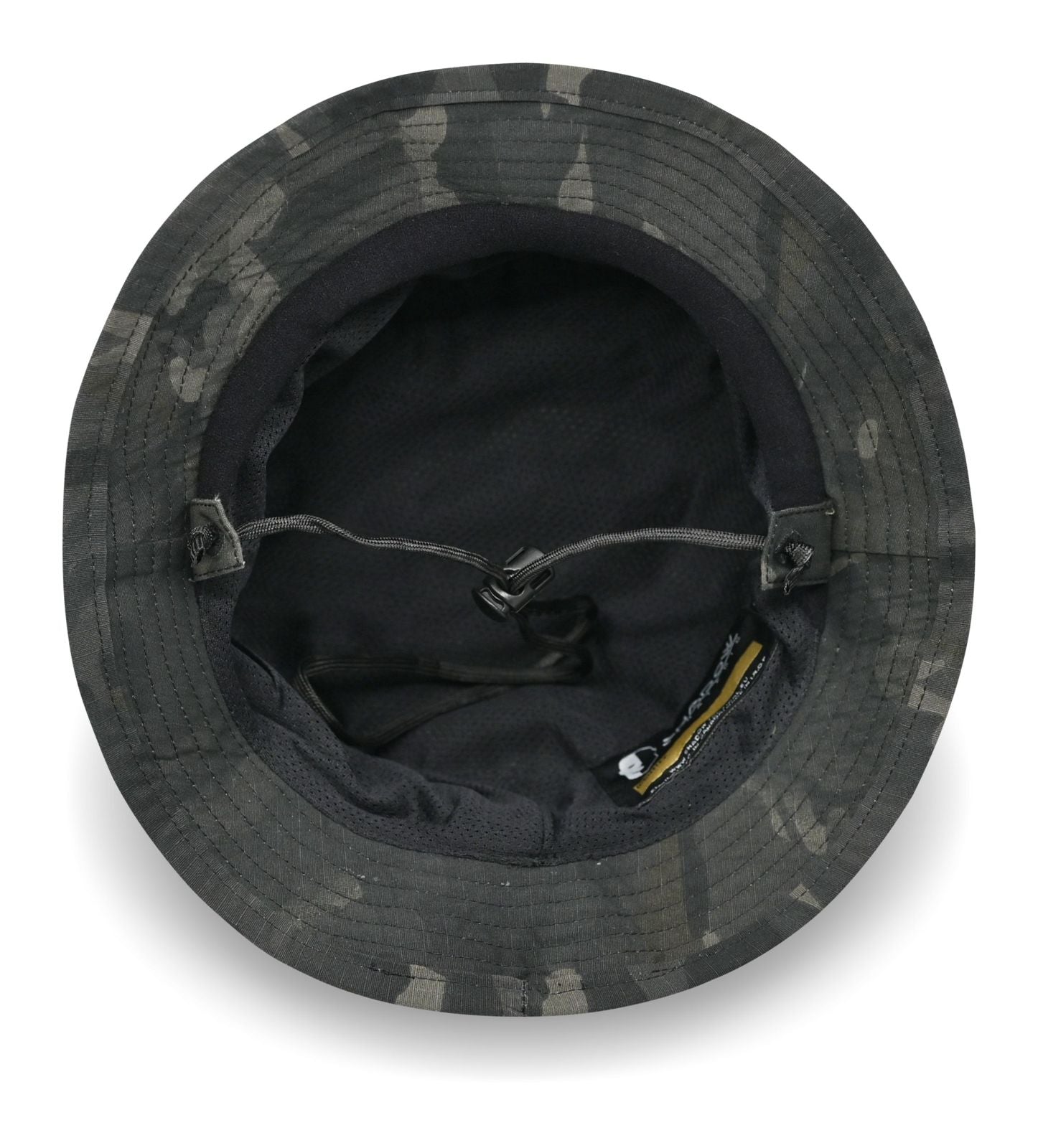 SHS-1956 SHORT BRIMMED BUSH HAT MULTICAM BLACK.