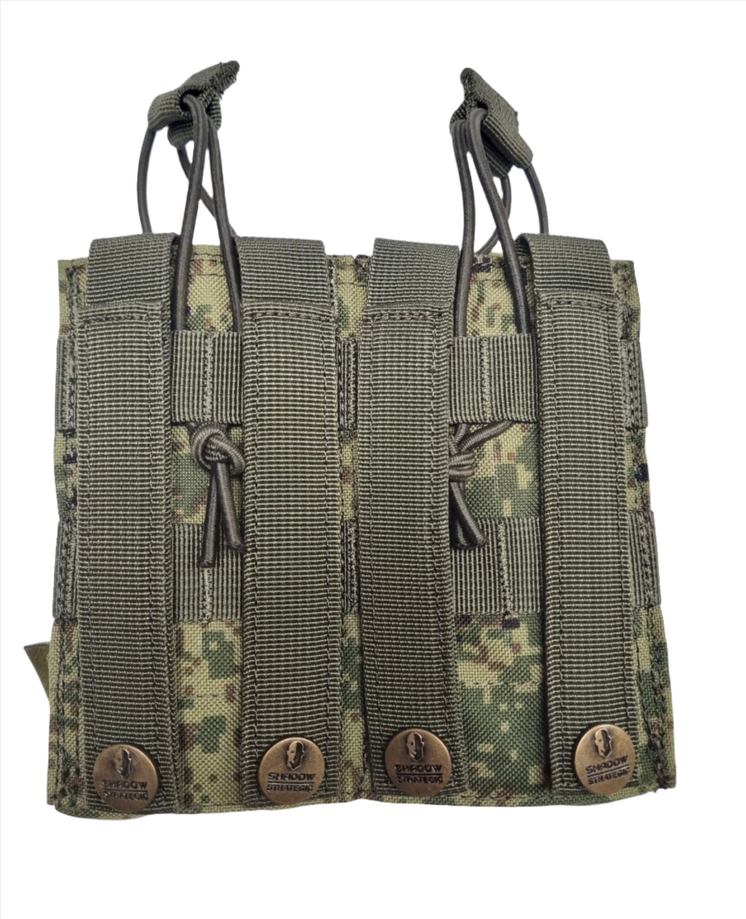 SHS - 22088 AK/9mm DOUBLE OPEN-TOP MAG POUCH DIGI FLORA