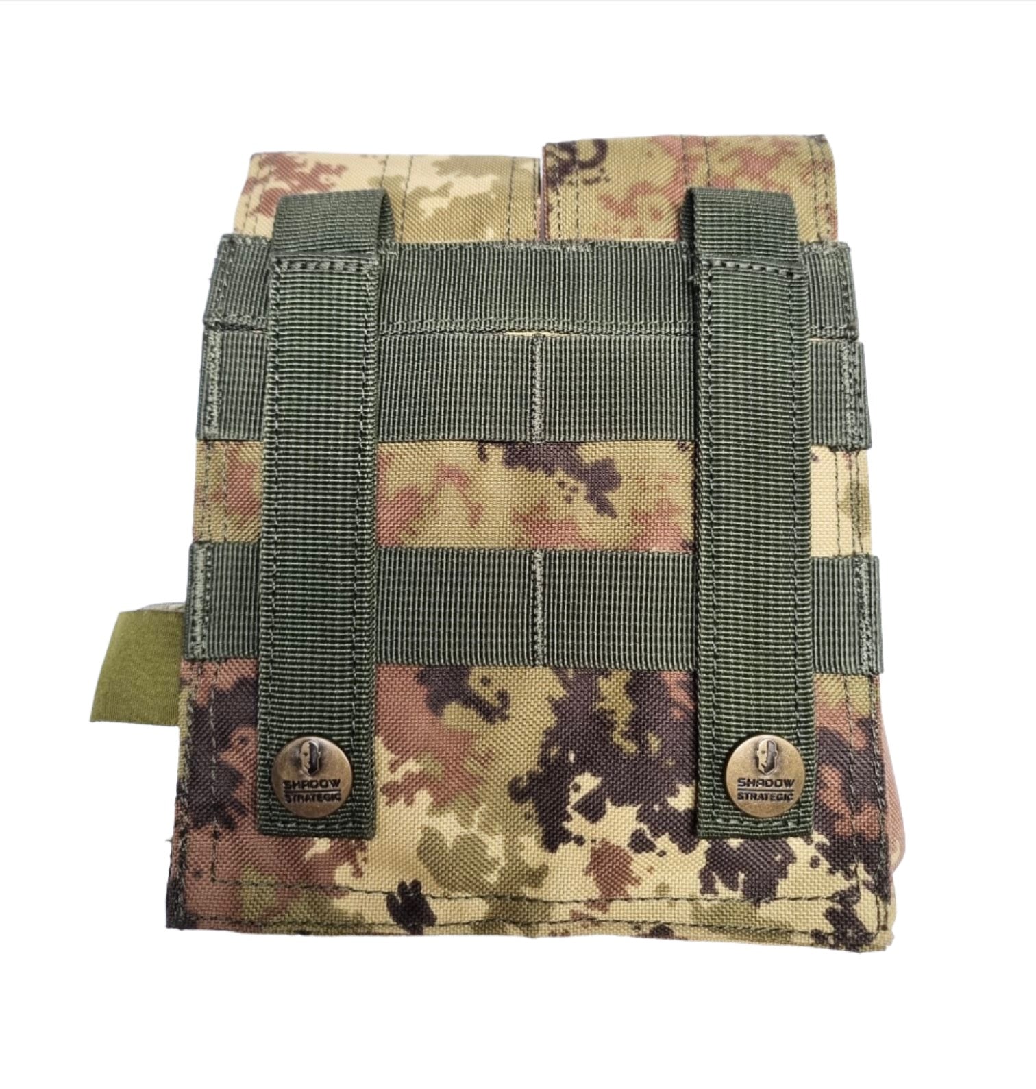 SHS - 23011 DOUBLE M16/M4 x 6 MAG POUCH VEGETATO CAMO