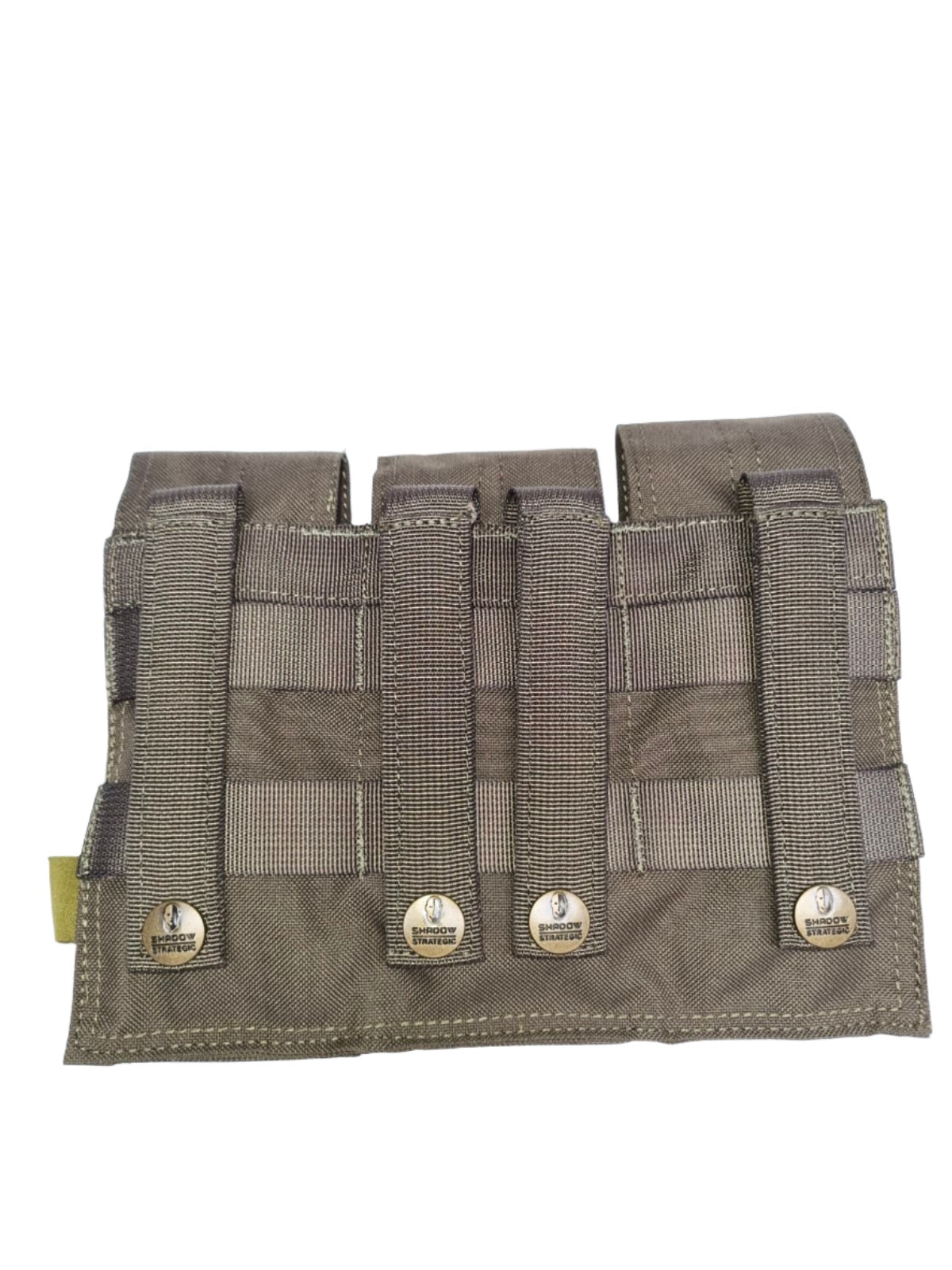 SHS - 23012 TRIPLE M16/M4 x 9 MAG POUCH OLIVE GREEN