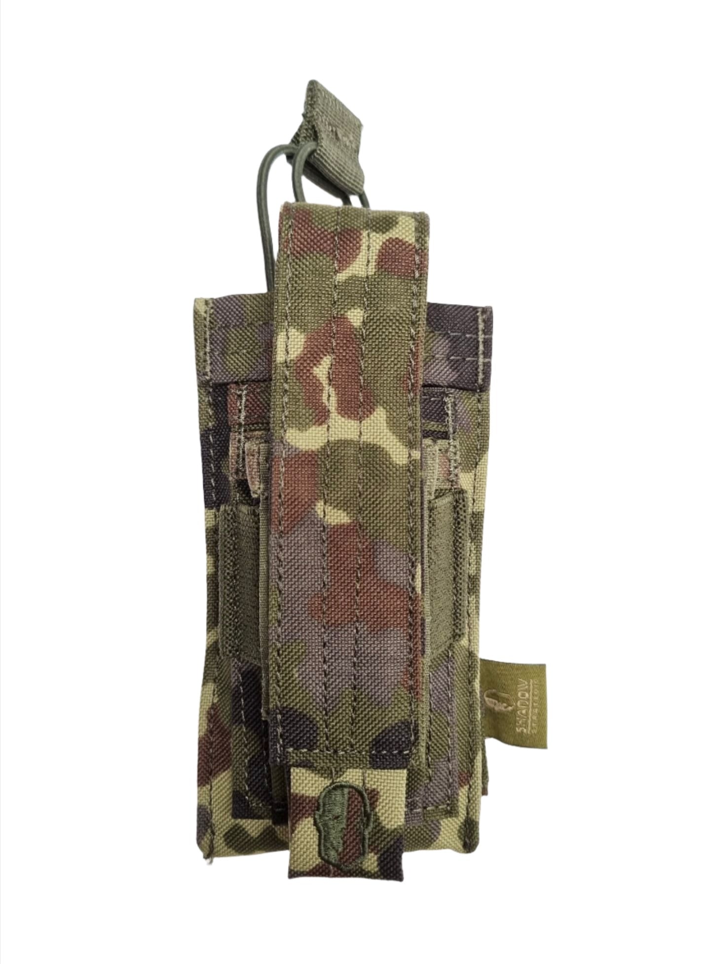 SHS - 23016 AK/9mm SINGLE OPEN-TOP MAG POUCH GERMAN FLECTARN