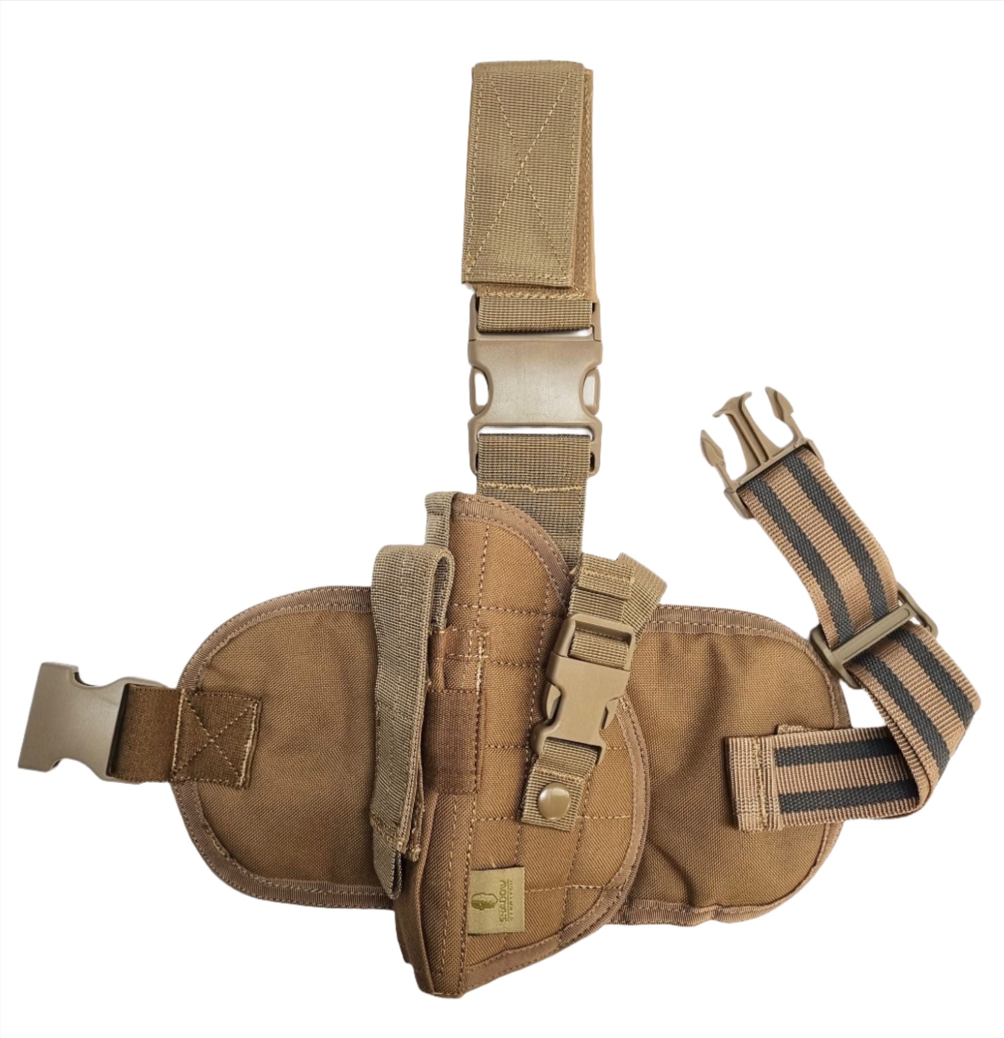 SHS-710 UNIVERSAL LEG HOLSTER LEFT/RIGHT COLOUR TAN
