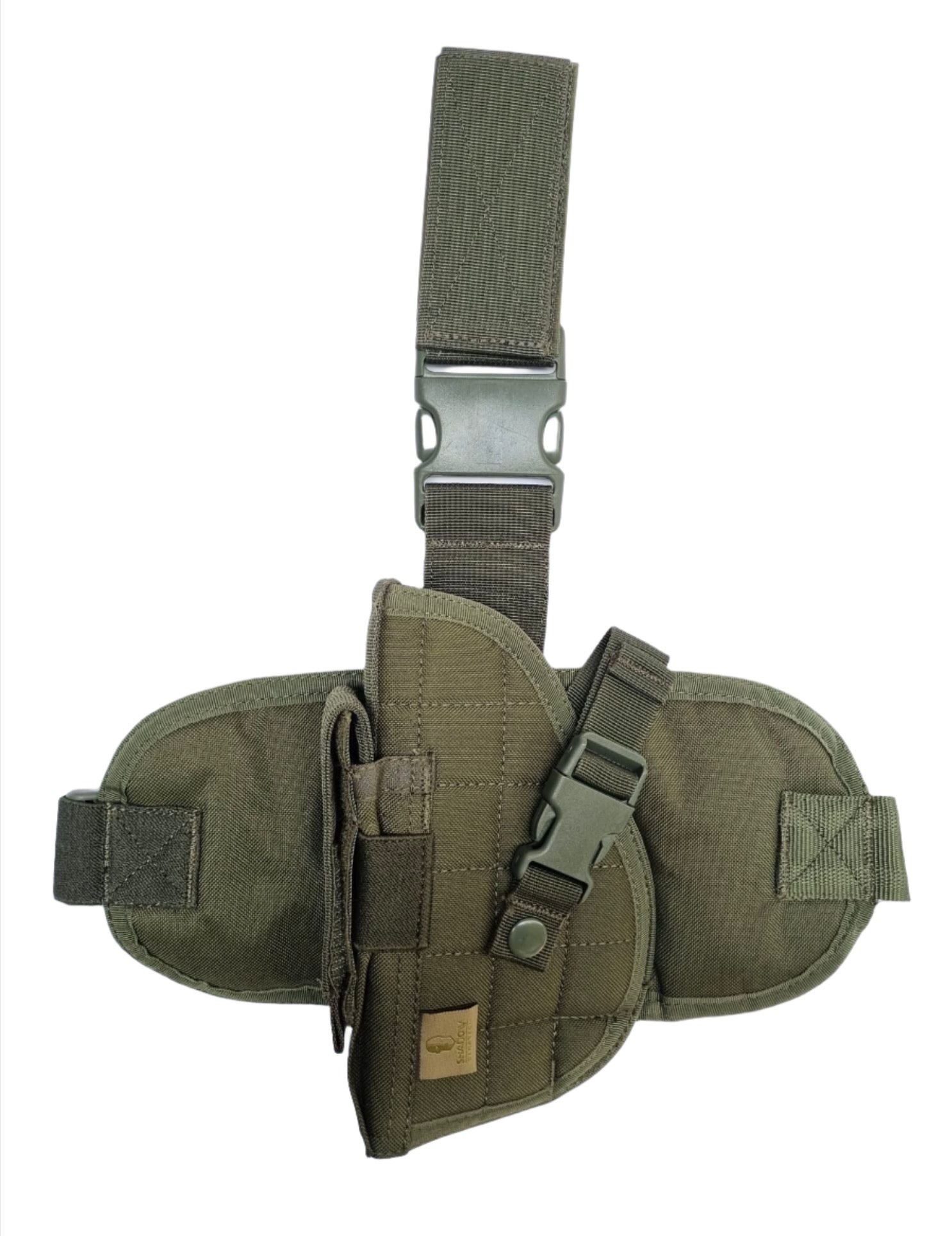 SHS-710 UNIVERSAL LEG HOLSTER LEFT/RIGHT COLOUR OLIVE GREEN
