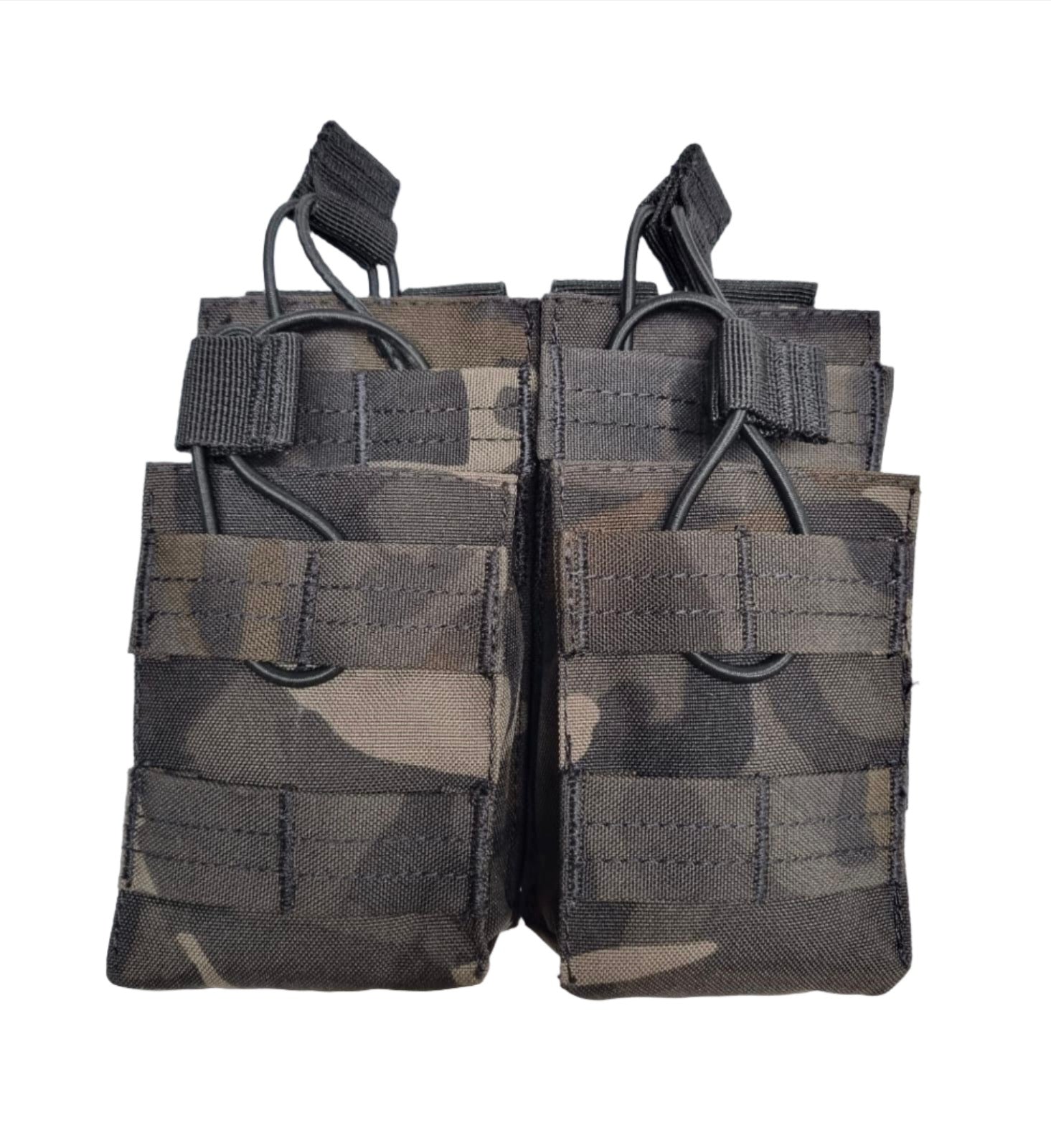 SHS - 996 STACKER OPEN-TOP MAG POUCH DOUBLE COLOUR MULTICAM BLACK