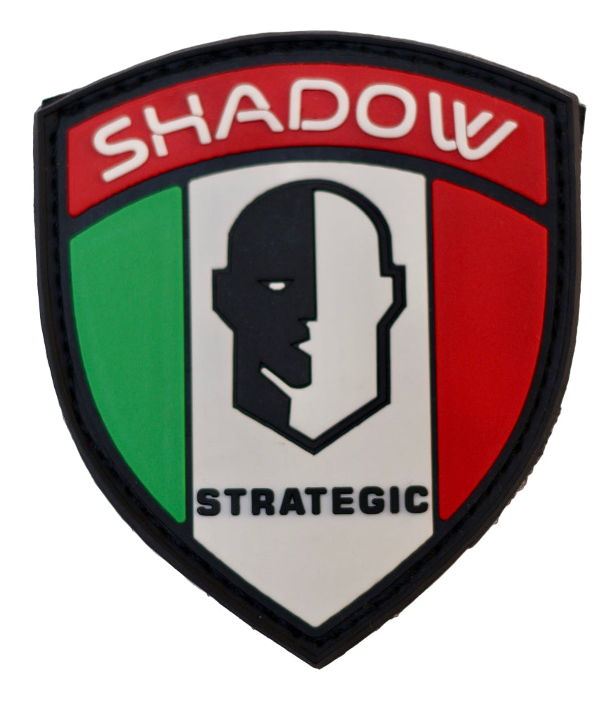 Shadow Strategic Italy Flag PVC patch – Green White Red Tactical Patch.
