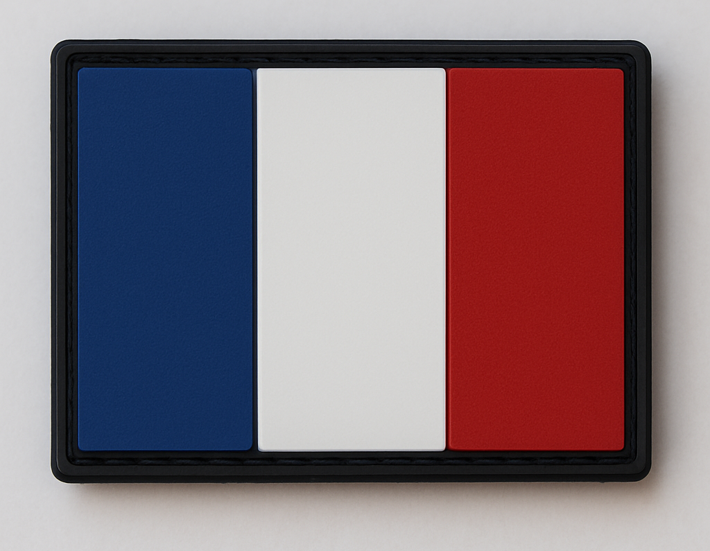 Shadow Strategic PVC Flag Patch – France / Drapeau français