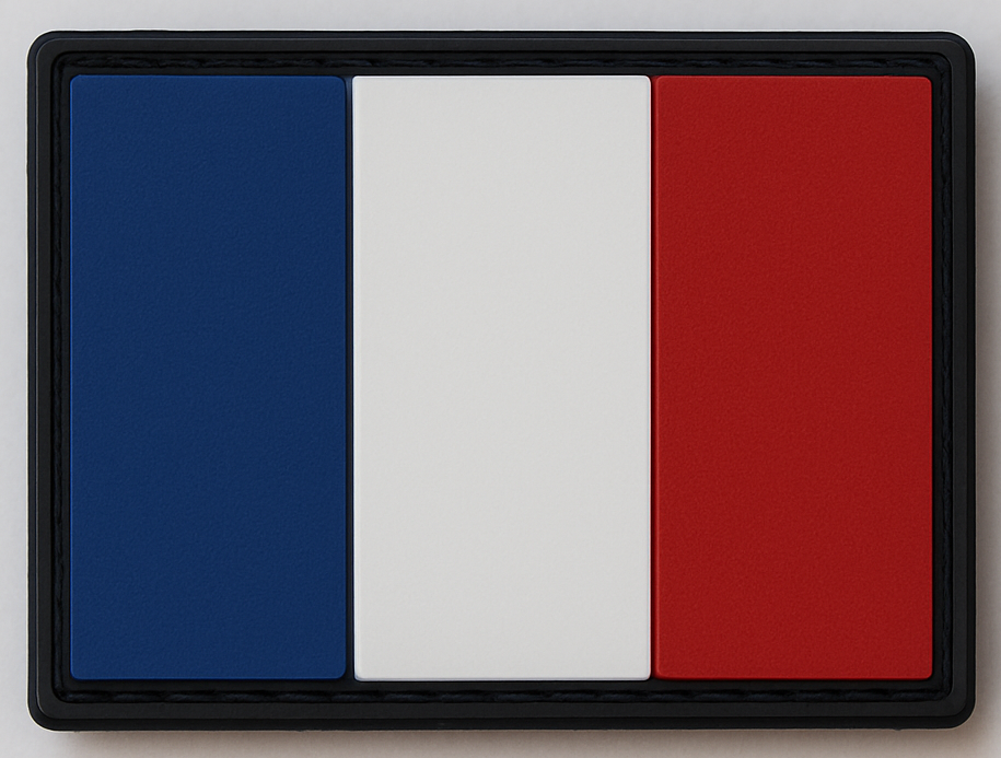 Shadow Strategic PVC Flag Patch – France / Drapeau français