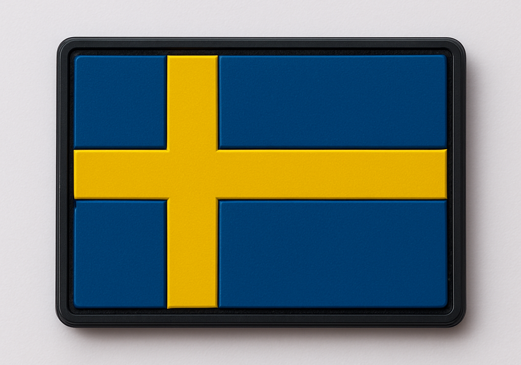 Shadow Strategic PVC Flag Patch – Sweden / Svenska flaggan