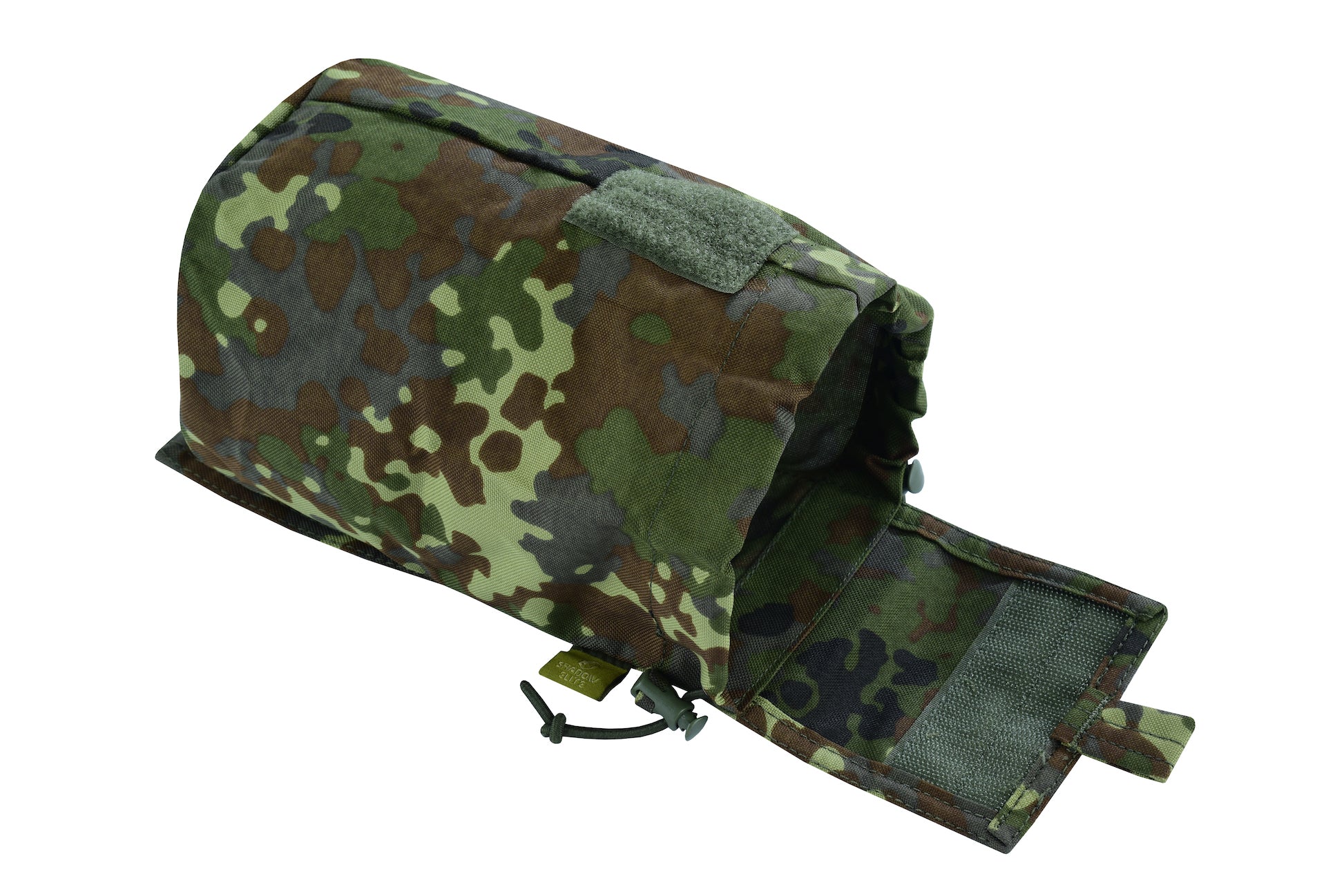 SHE-806 Molle Folding Dump pouch Color Flectarn open side
