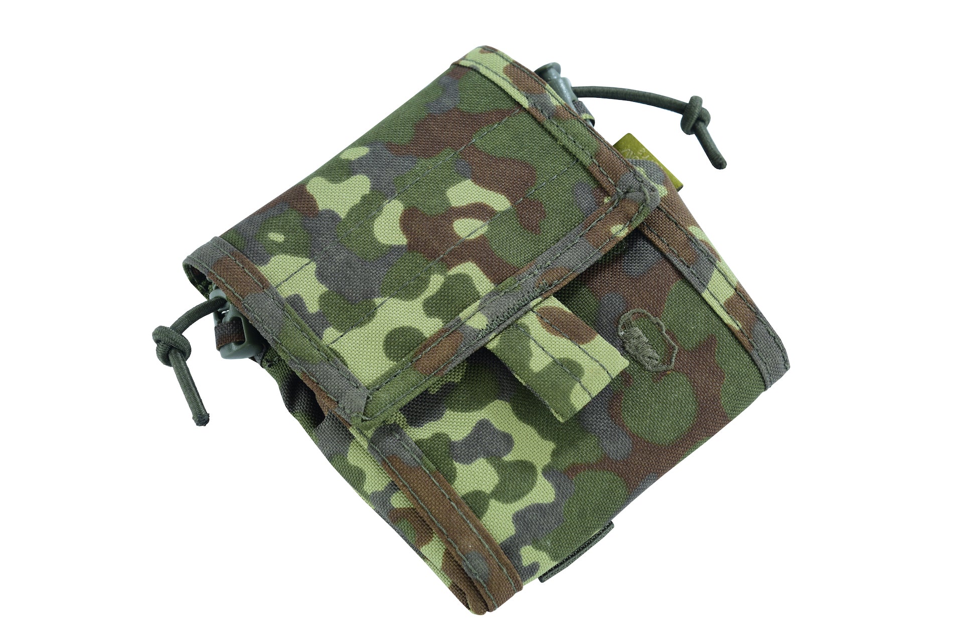 SHE-806 Molle Folding Dump pouch Color German Flectarn