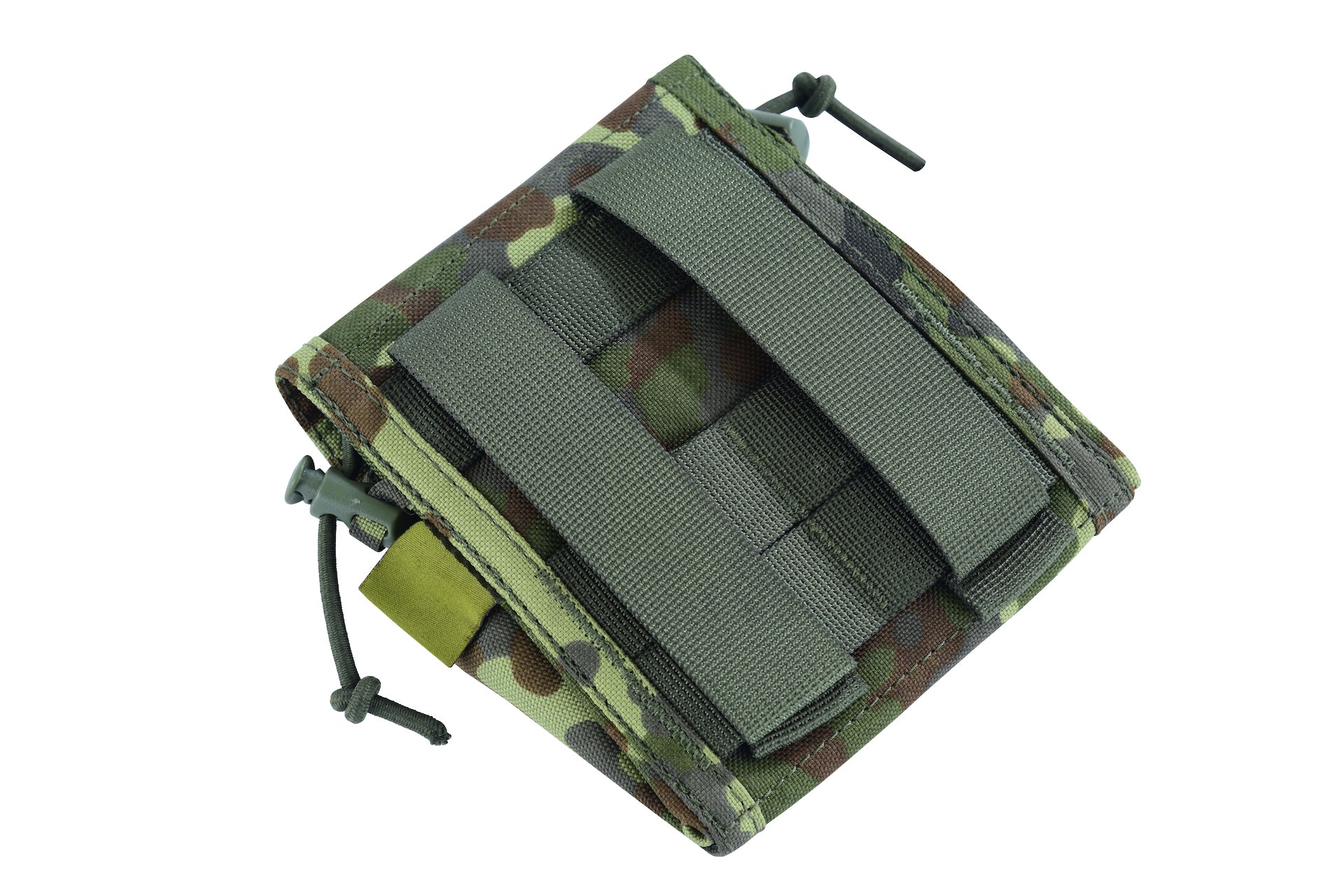SHE-806 Molle Folding Dump pouch Color Flectarn backside