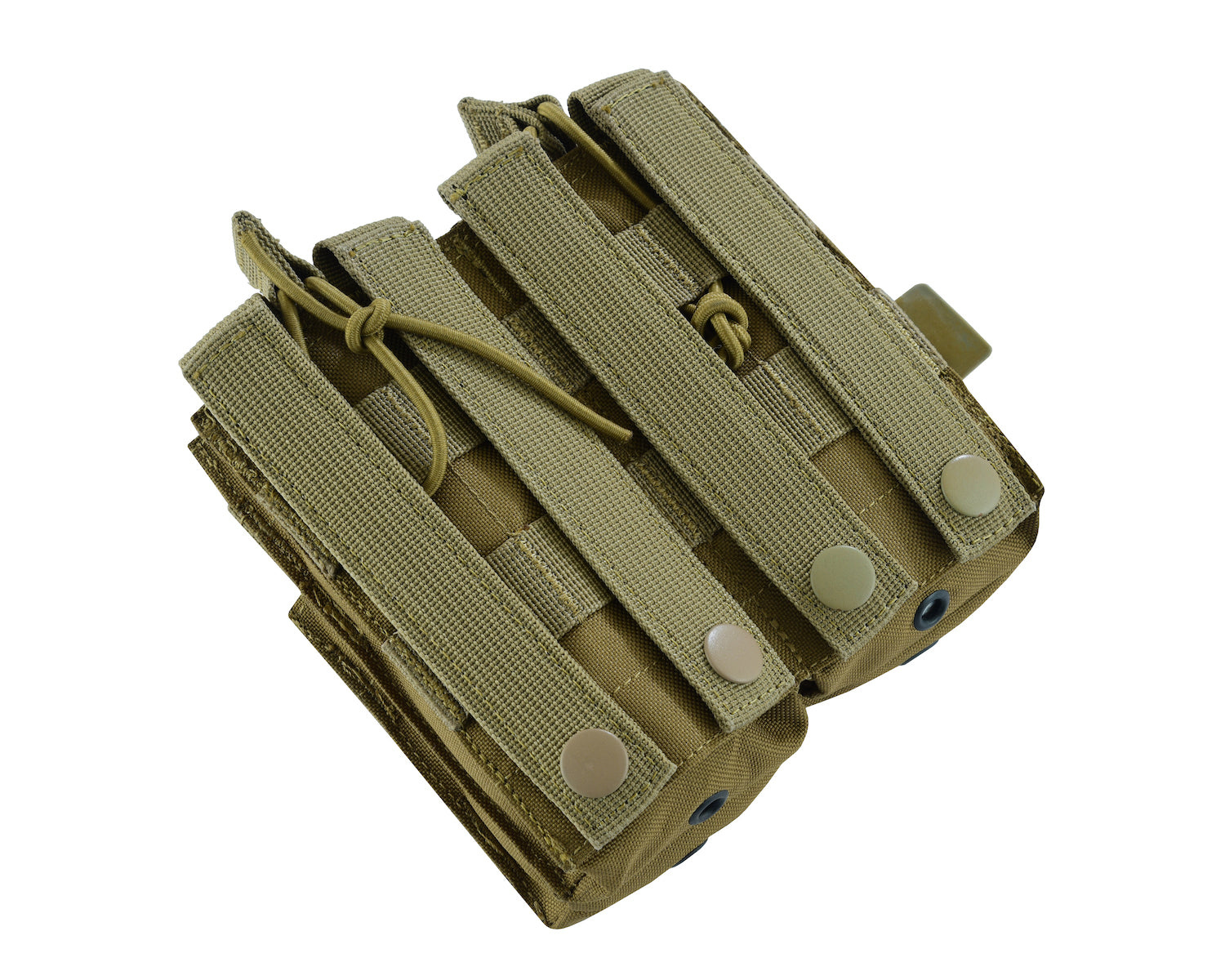 SHS - 996 STACKER OPEN-TOP MAG POUCH DOUBLE COLOUR COYOTE BACKSIDE VIEW