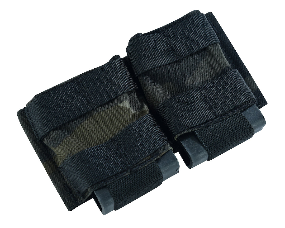 SHE-23032 GRIPTAC DOUBLE M4/M16 MAG POUCH multicam black