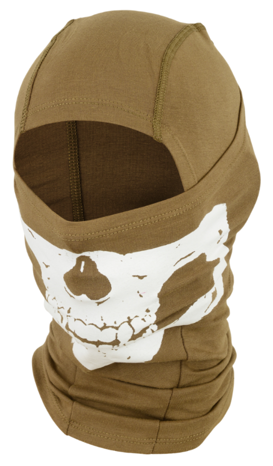SHS-1939P BALACLAVA/HOOD WITH SKULL PRINTING