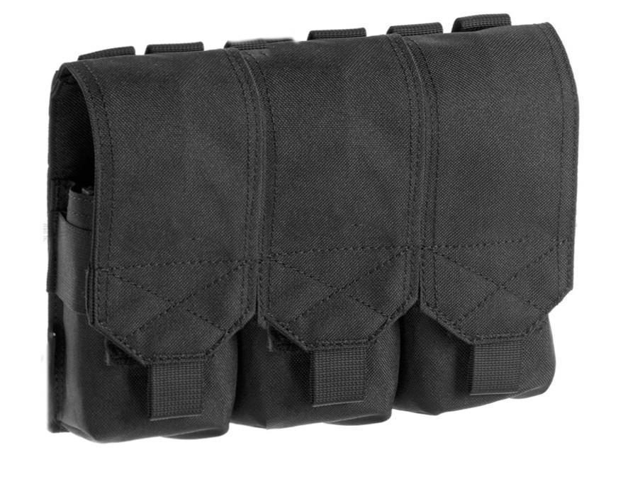 SHS - 23012 TRIPLE M16/M4 x 9 MAG POUCH BLACK