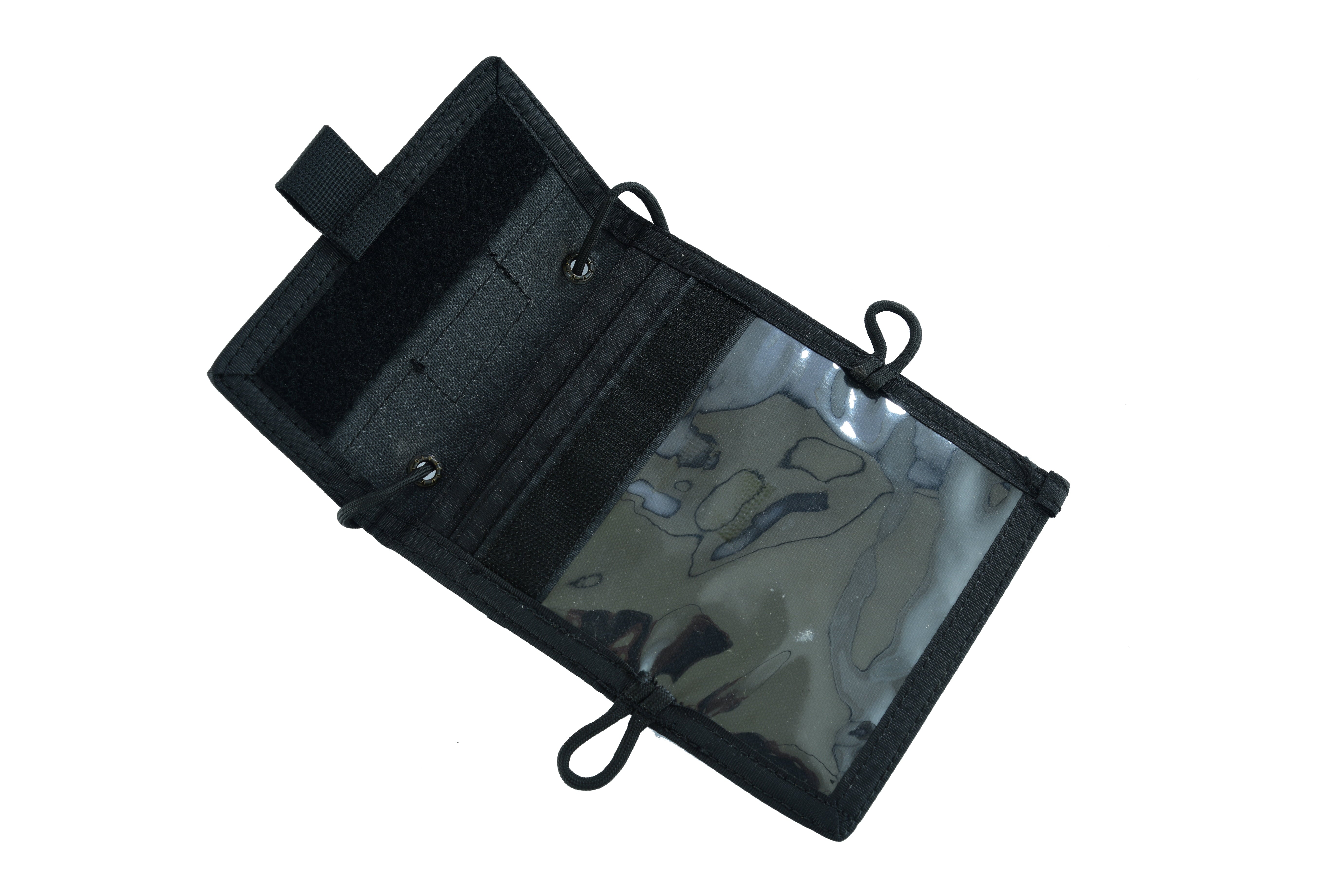 Shadow Strategic SHE-952 Camouflage Traveller , ID Pouch Color Black open