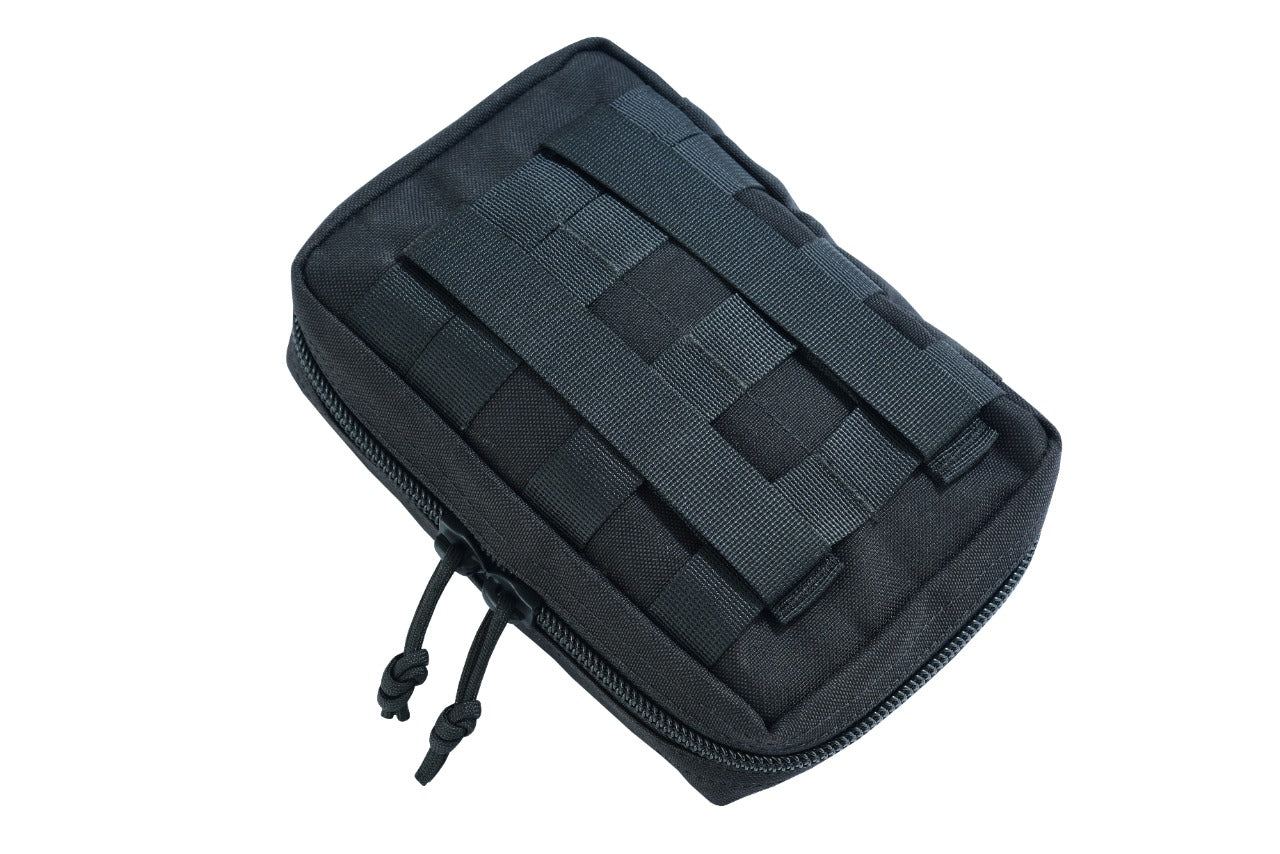 SHE-1008 Compact EDC Camouflage  Pouch Colour Black backside.