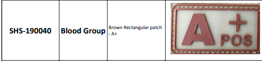 Tactical Zone PVC Patches