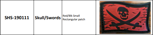 Tactical Zone PVC Patches 