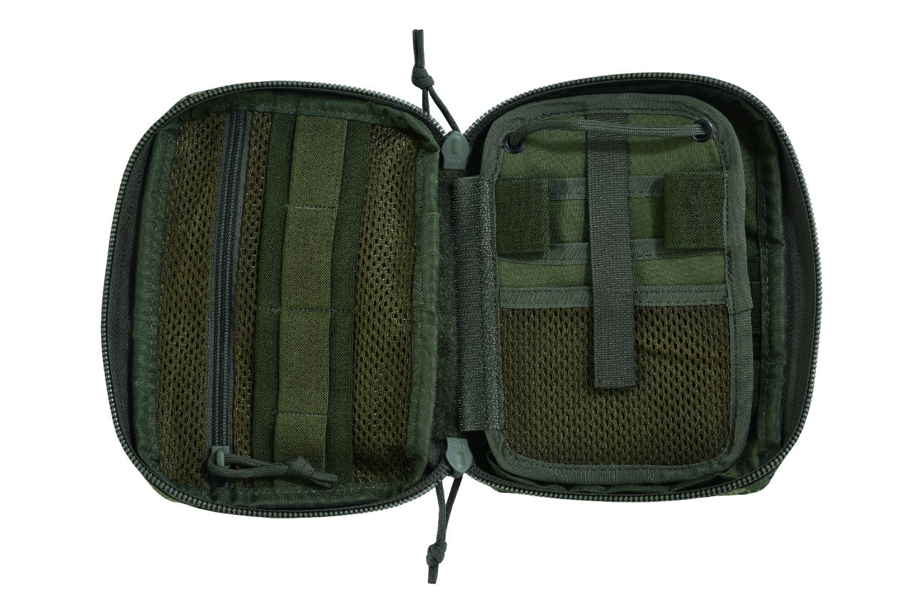 SHE-1008 Compact EDC Camouflage  Pouch Colour OD inside view.