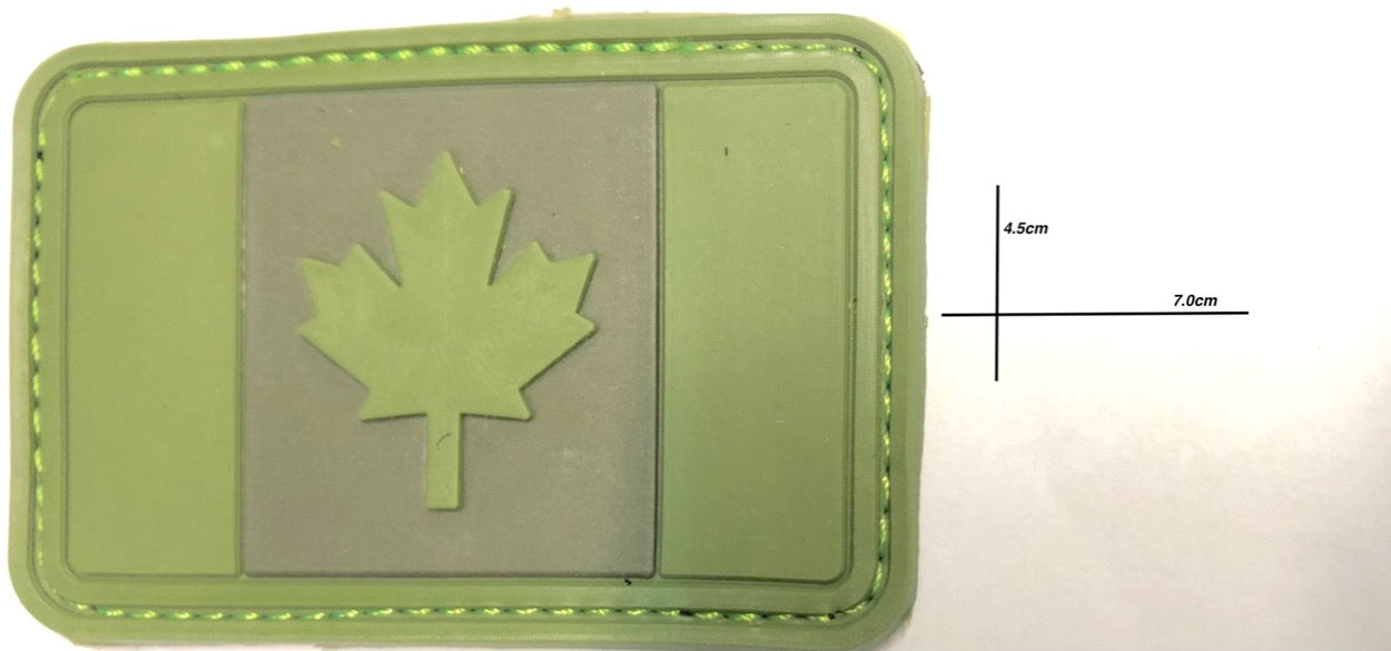 Shadow PVC Patches Canadian Green