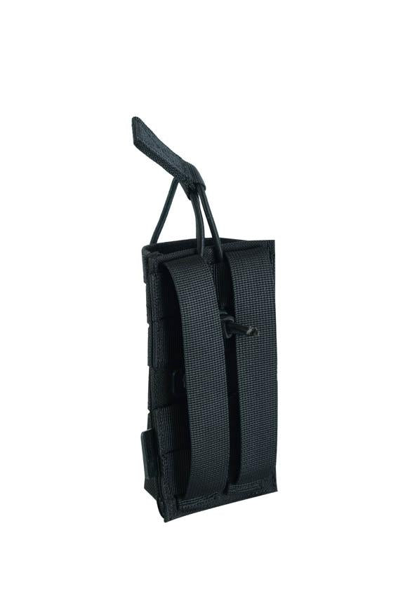 SHE-20040 Single Rapid Response Mag Pouch Colour black backside view.