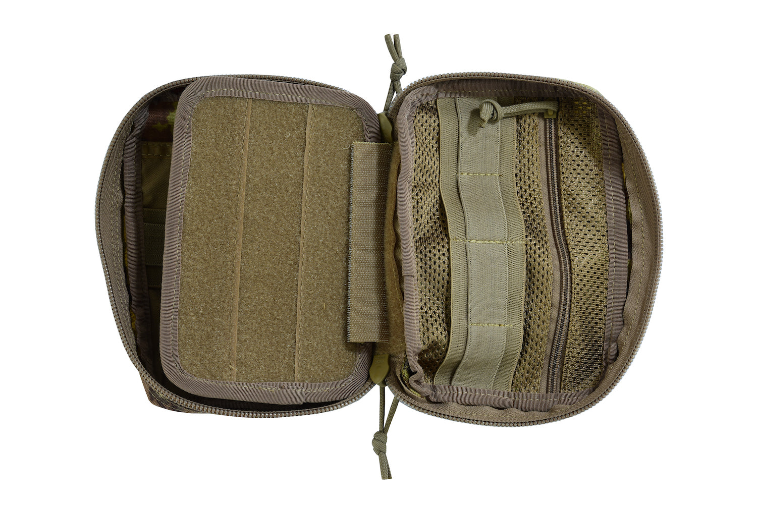 Tactical Zone Camouflage EDC Pouch SHE-1008 Compact EDC Camouflage  Pouch Colour Coyote inside view.