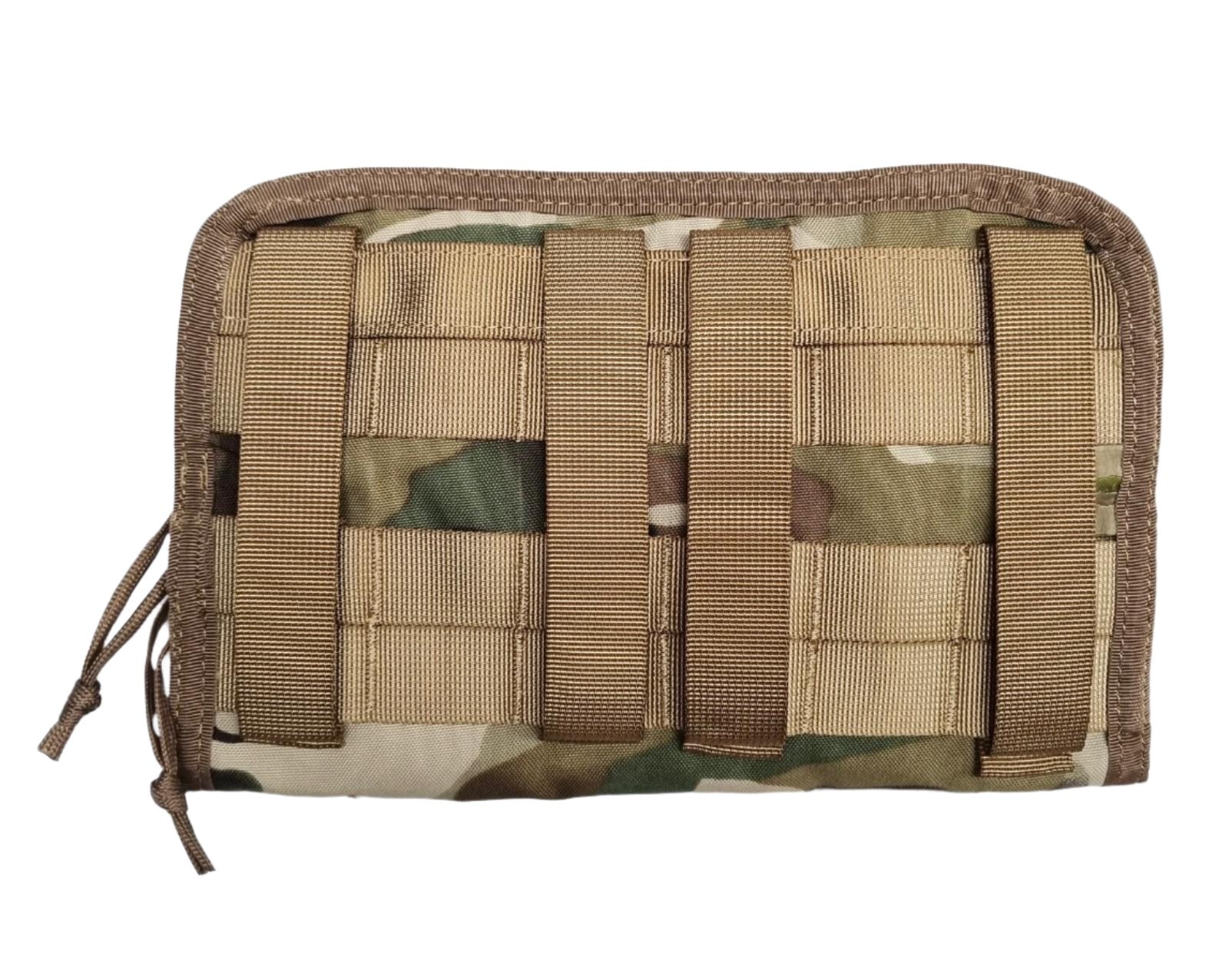 SHE-1044 COMMANDER PANEL / MAP POUCH BACKSIDE VIEW COLOUR MULTICAM 