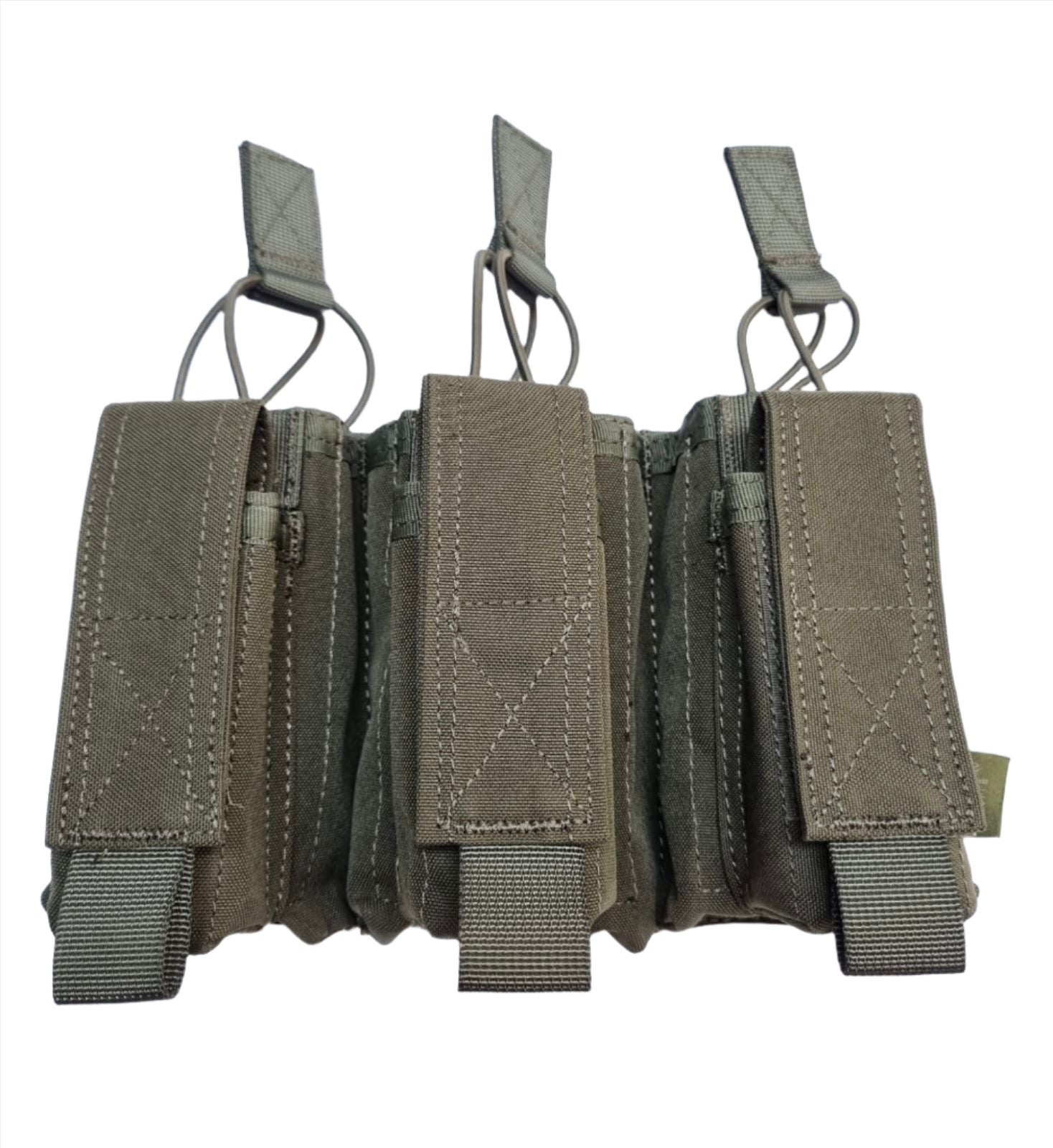 SHE-21087 TRIPPLE MOLLE Open 5.56mm + 9mm olive green