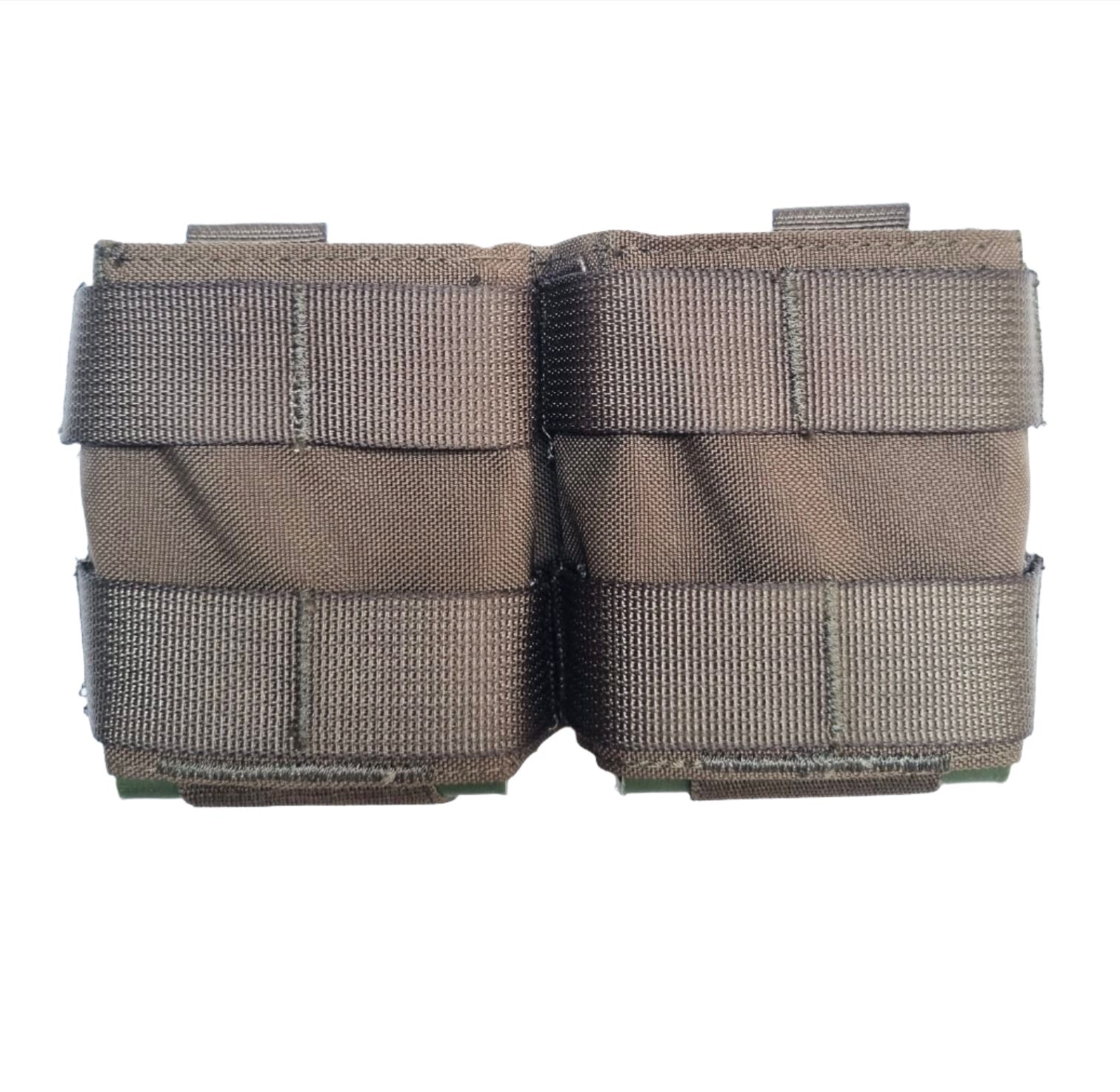 SHE-23032 GRIPTAC DOUBLE M4/M16  MAG POUCH RANGER GREEN